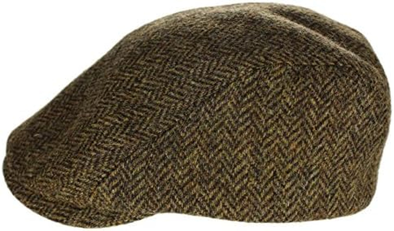 Irish Touring Cap Made in Ireland Fitted Slim Fit Genuine Tweed